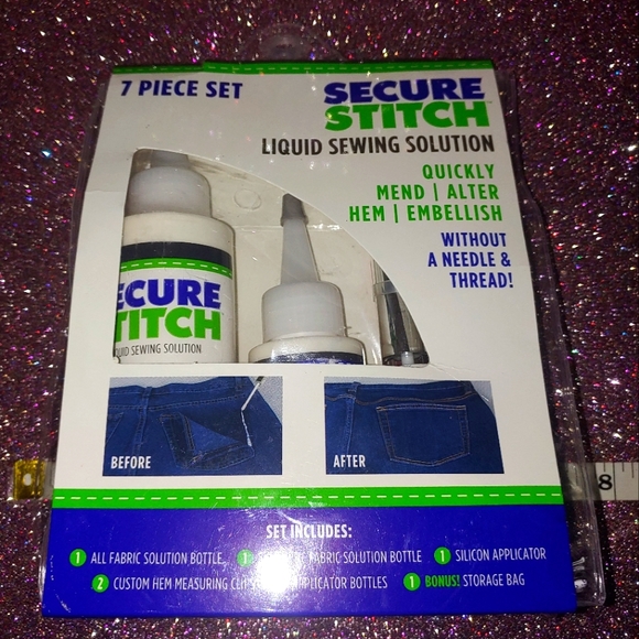 Secure Stitch liquid sewing solution 7 Piece Kit - Picture 1 of 3